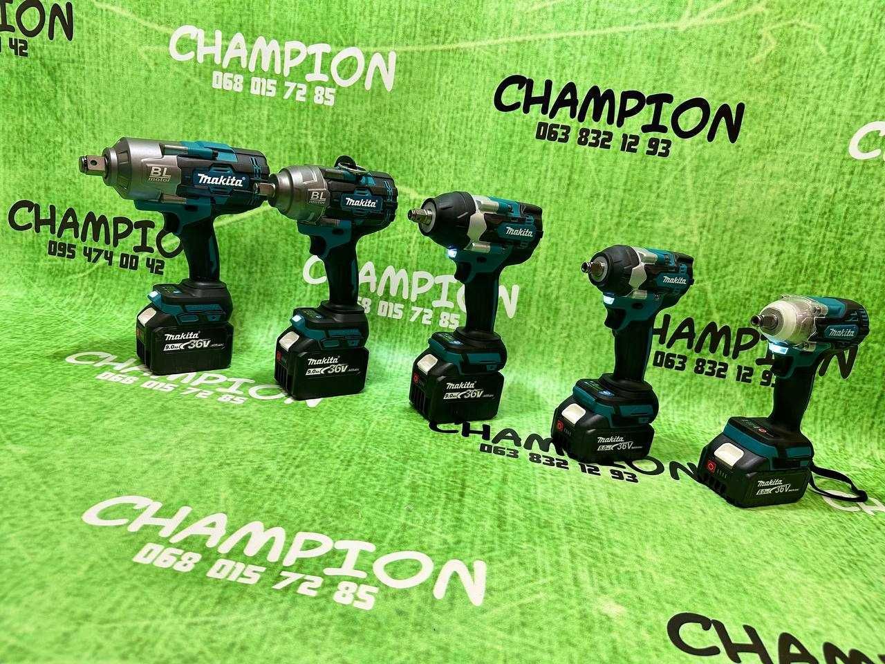 Акумуляторний безщітковий Гайковерт Makita DTW800 Гайкрокрут 36V 800Nm