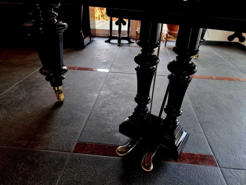 Fortepian C. BECHSTEIN dł. 200cm 1894r piękny CZARNY POŁYSK