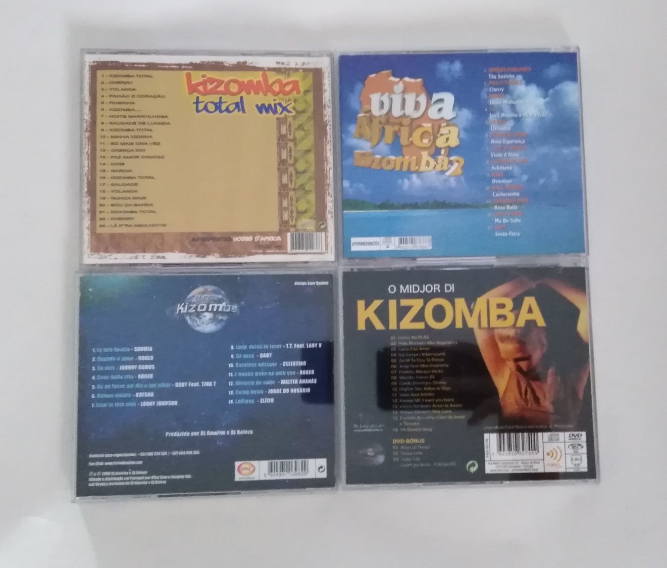 CDs originais de kizomba. OFERTA DIA DA MÃE