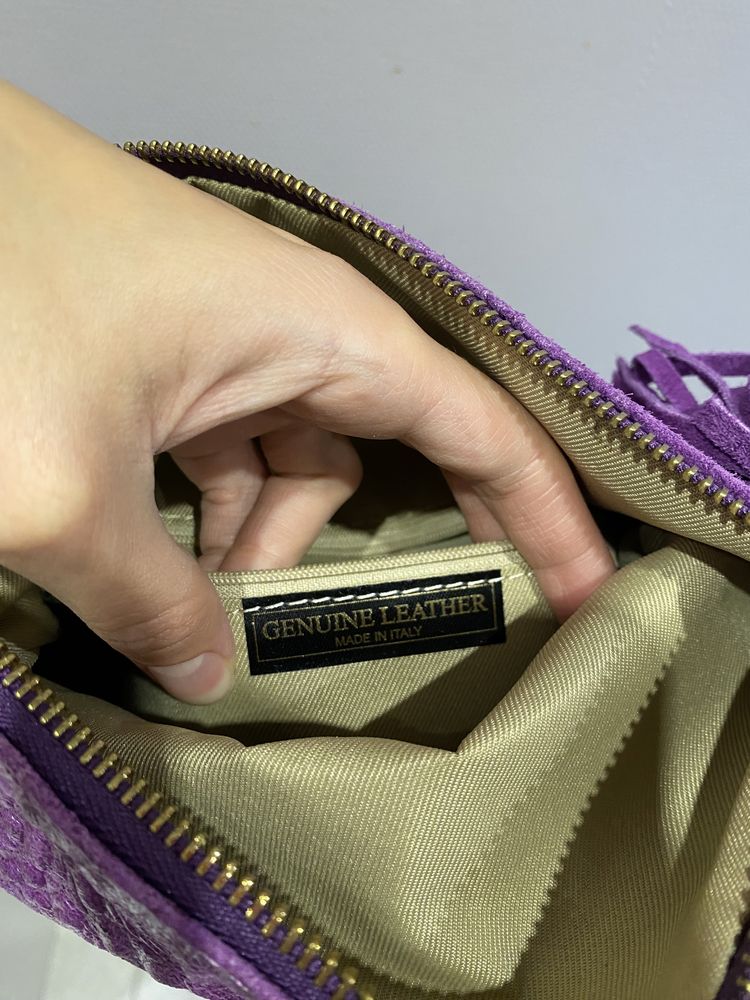 Жіноча сумка фіолетового кольору