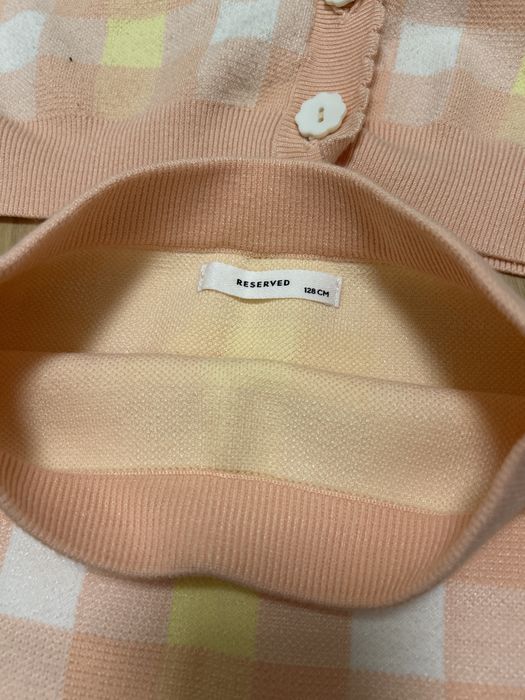 Zestaw sweter 134 spodnica 128 reserved