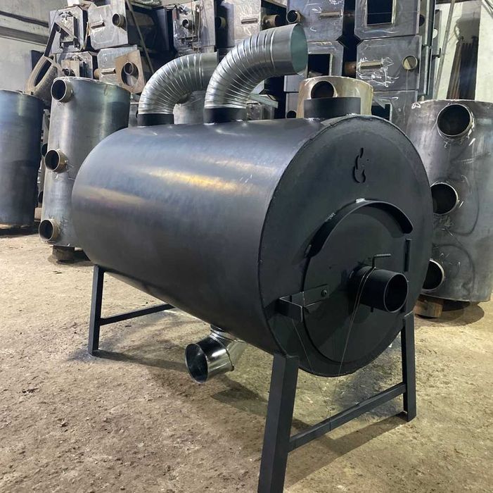 5мм! 1005м3! Усиленная! Сверхпродутивная Печь Булерьян - не Буржуйка