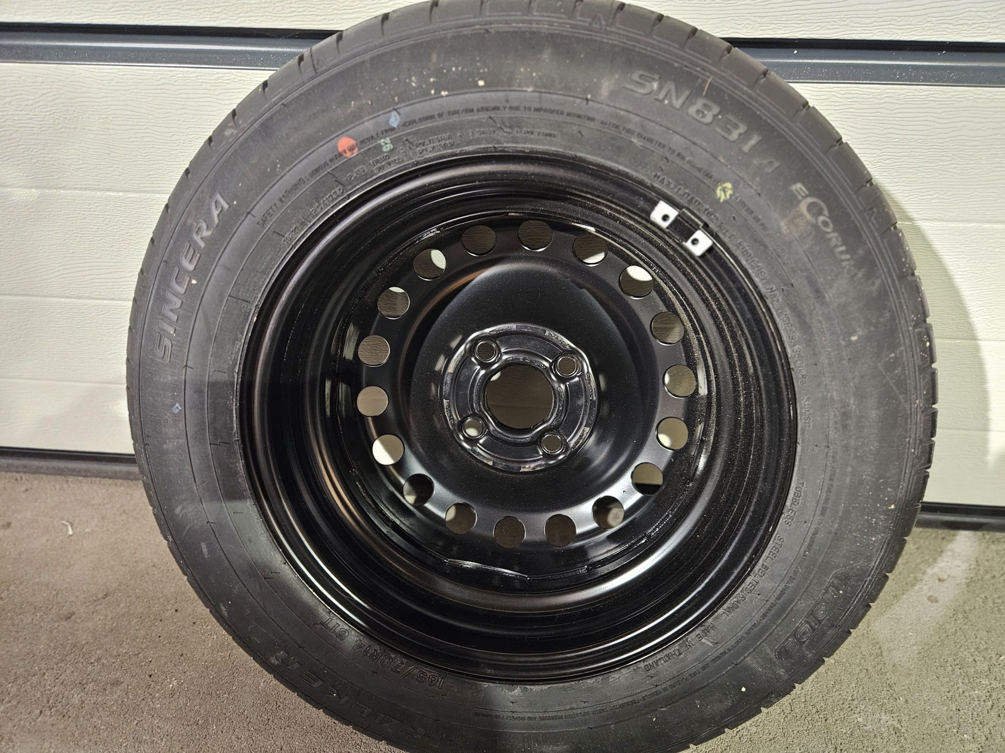 Koło zapasowe VW, SKODA 165/70 R14 4x100