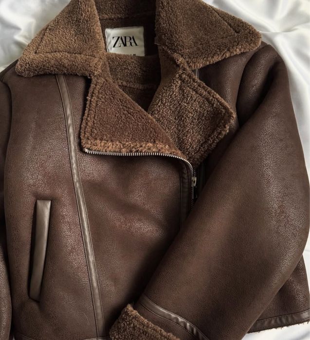 Шоколадна дублянка зара