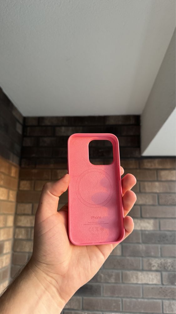 Silikonowe Magsafe Etui Iphone 15 Pro Pink
