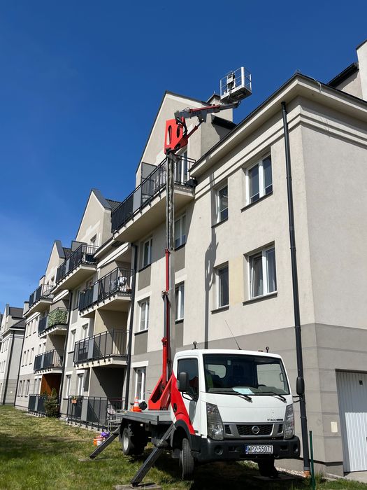 Wynajem, podnośnik koszowy