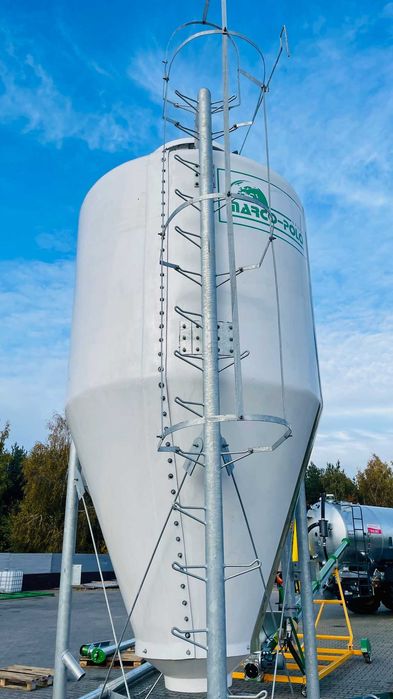 Silos z Włókna Szklanego Poliestrowy Paszowy Zbożowy Pellet Bin