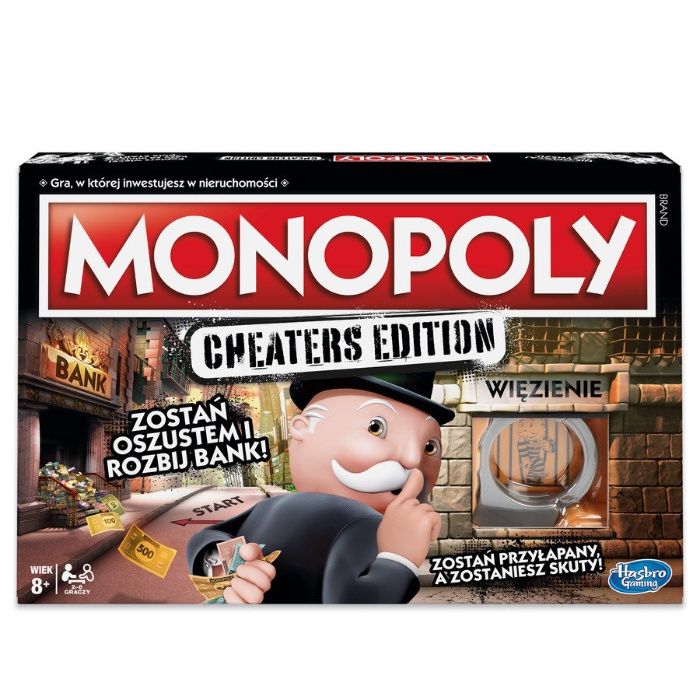 Nowe Monopoly CHEATERS Edition gra HASBRO Promocja