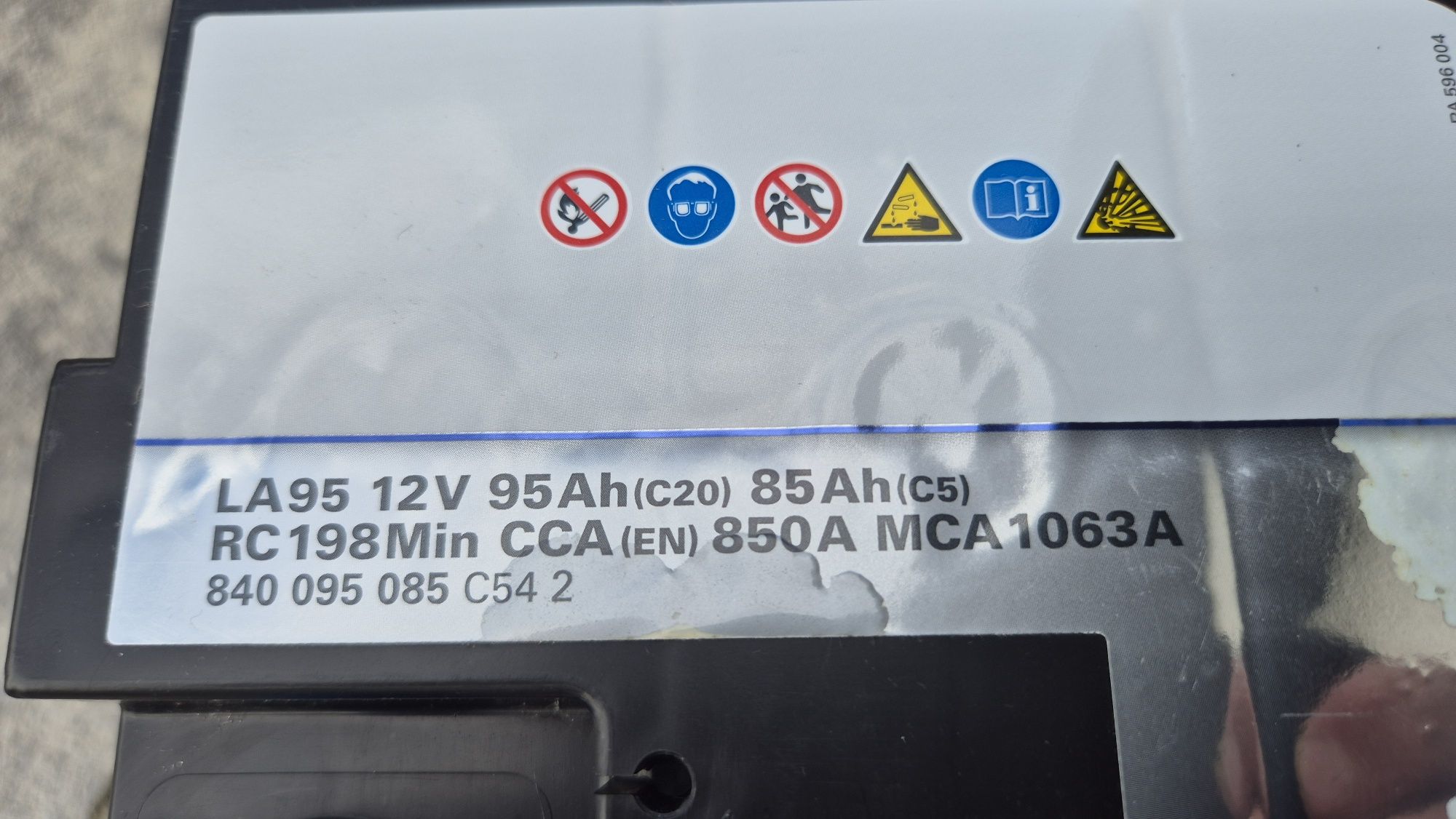 Akumulator VARTA 12V AGM 95Ah Professional przyczepa Kamper łódź  bank