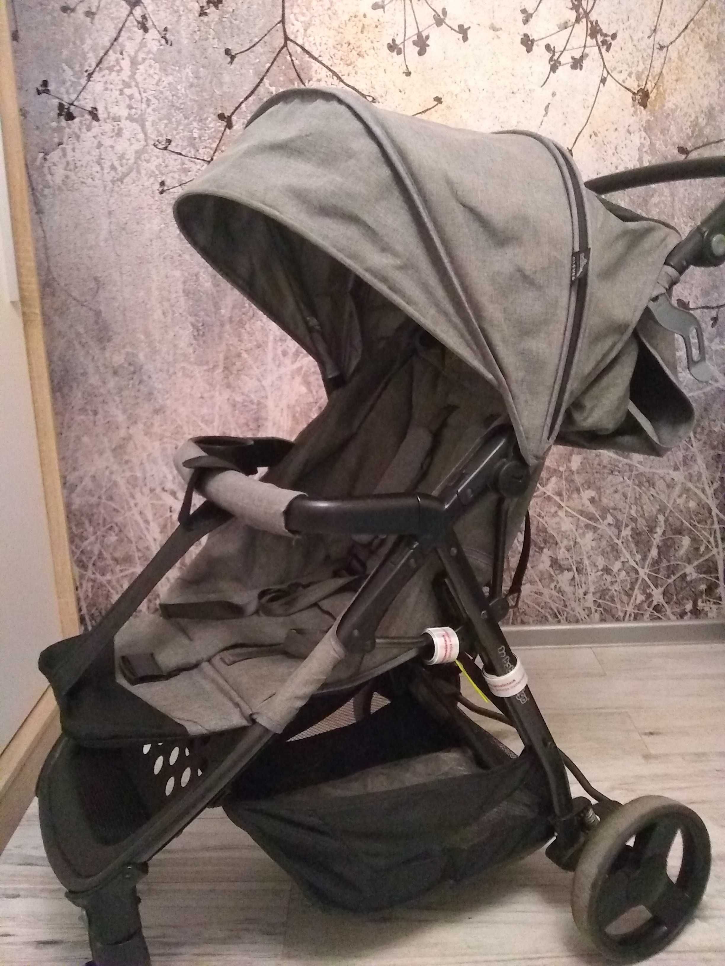 Wózek spacerowy Baby Design Clever szary