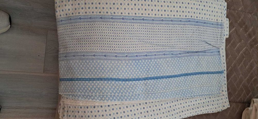 Lençóis de cama de casal de flanela, com fronhas