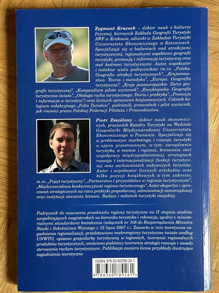 Książka Regiony turystyczne Z. Kruczek P. Zmyślony