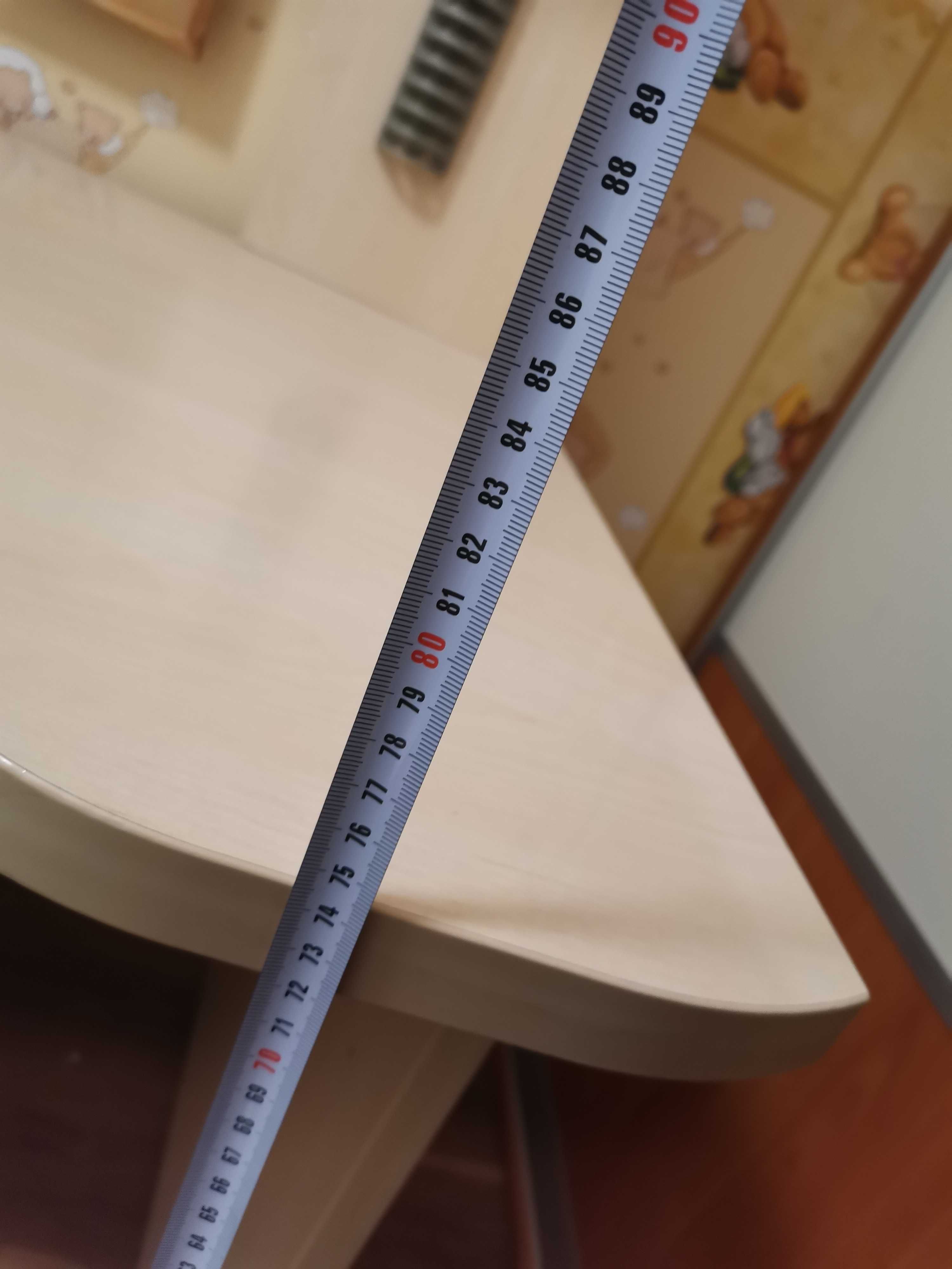 Duże biurko z nadstawką