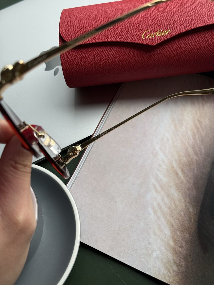 Окуляри Cartier рожеві