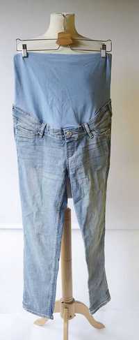 Spodnie H&M Mama Jeansowe Skinny Ankle XL 42