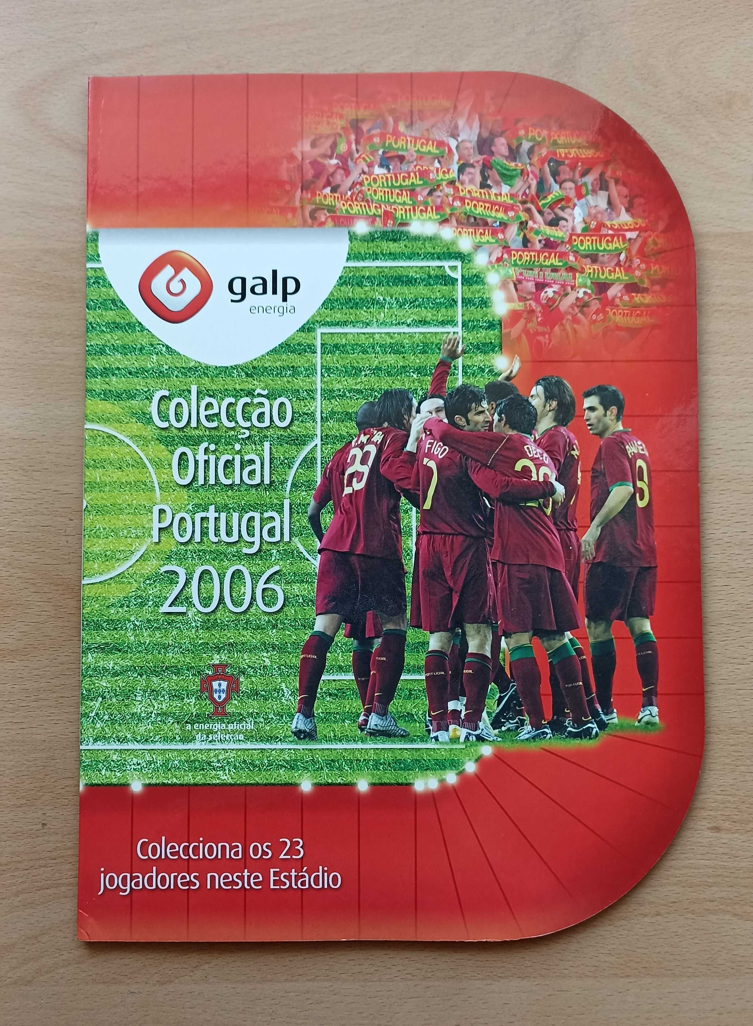 Coleção oficial de ímans com os 23 jogadores de Portugal -Mundial 2006