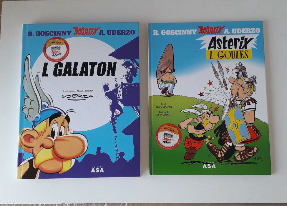 Livros Asterix capa dura - 1.ª edição da Asa