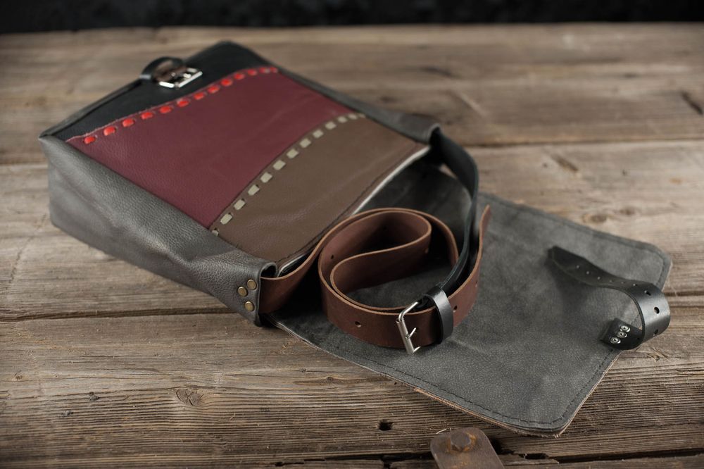 Torba duża A4 z małym kotem rękodzieło