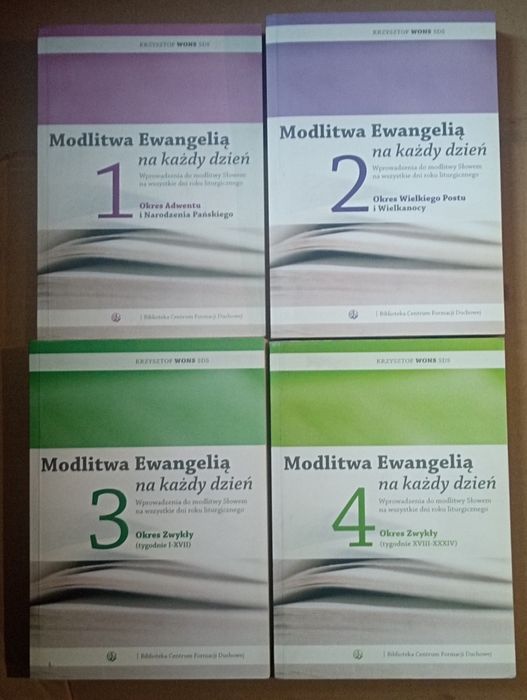 Modlitwa Ewangelią na każdy dzień 4 tomy - Krzysztof Wons