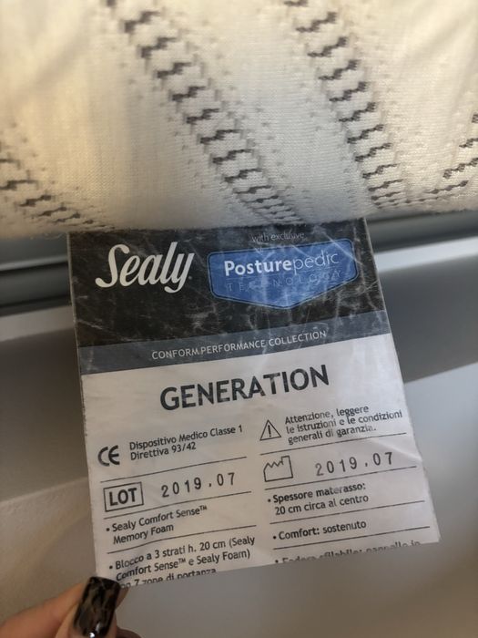 materac wysoki 180x200