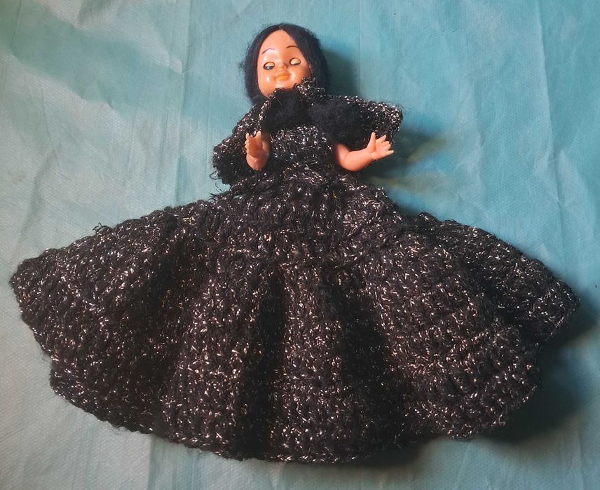 Stara włoska lalka firmy CS z lat 70-tych