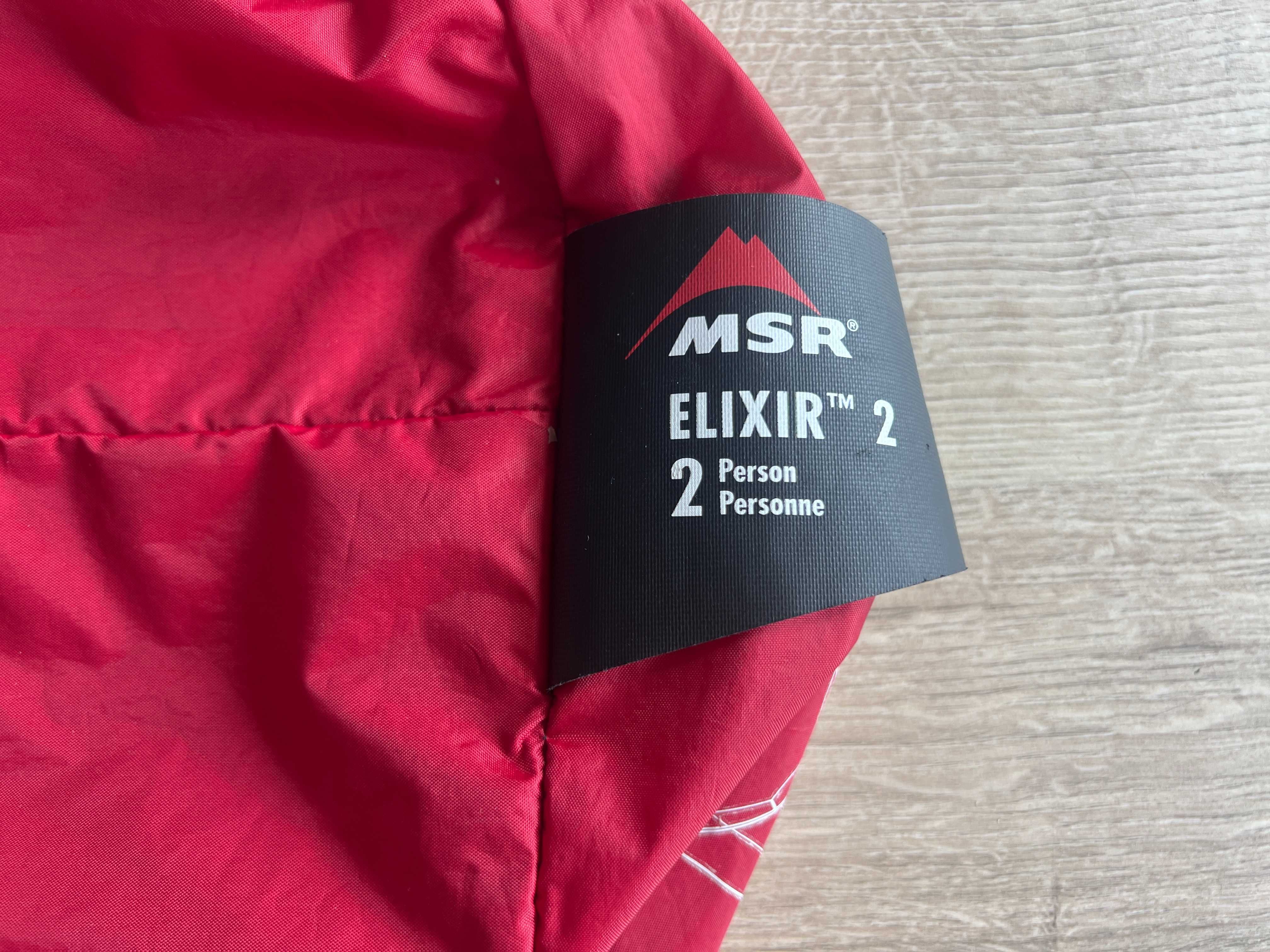 Namiot MSR Elixir 2 bez tropiku (jak nowy!) + podłoga