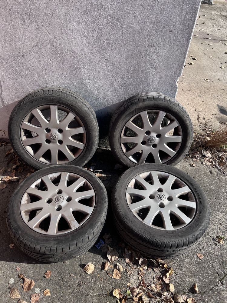 16’ 4 Felgi Nissan Almera n16 + 2 koła bez felgi