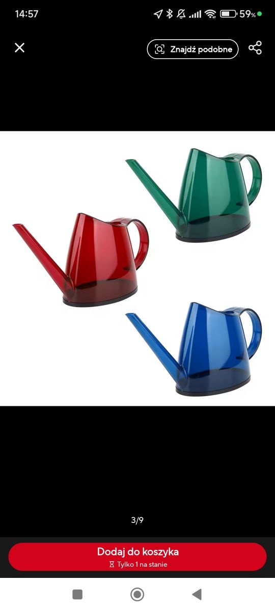 Konewka nowoczesny design  1,3 l
