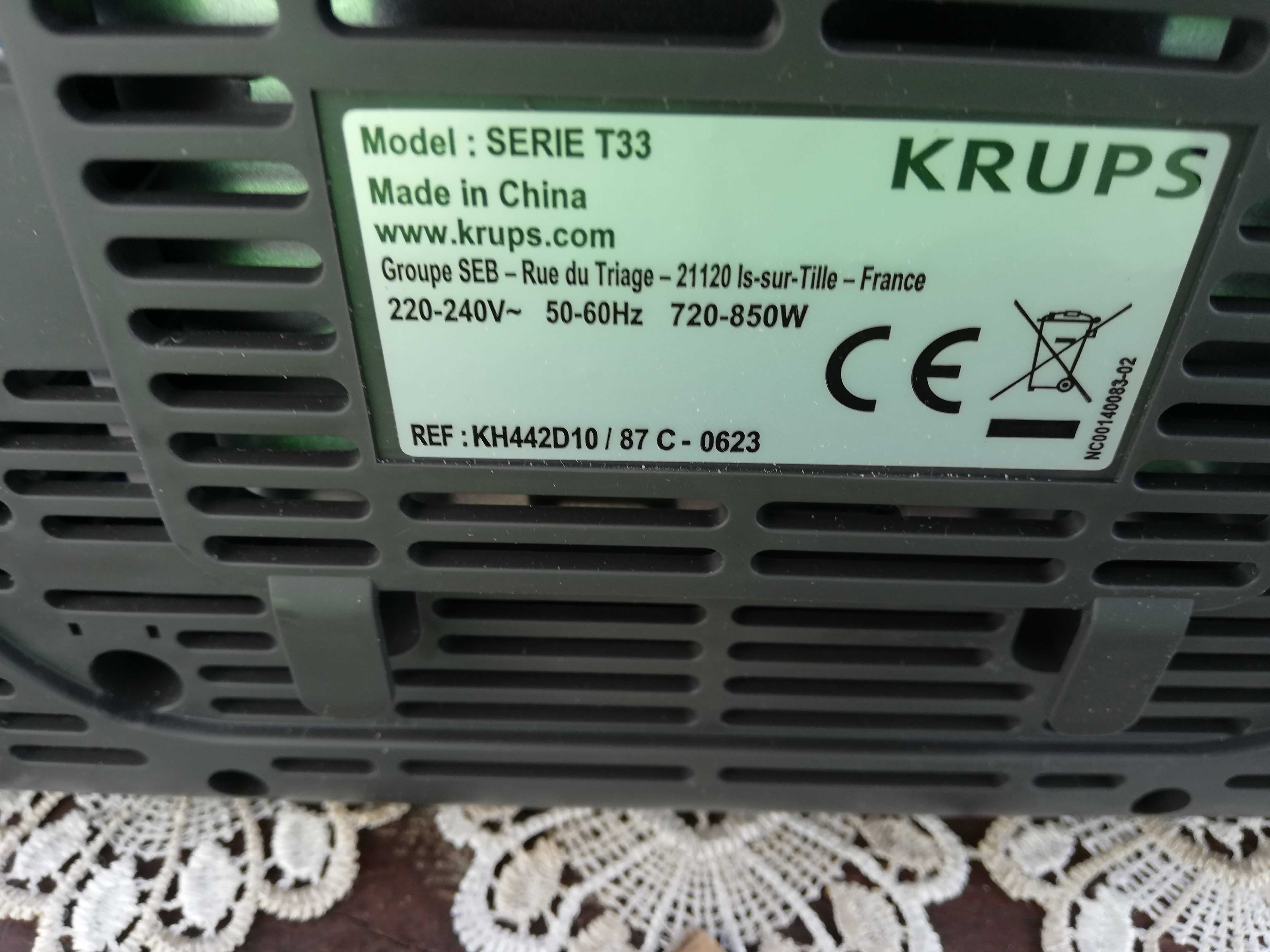 Toster Krups KH442D srebrny.