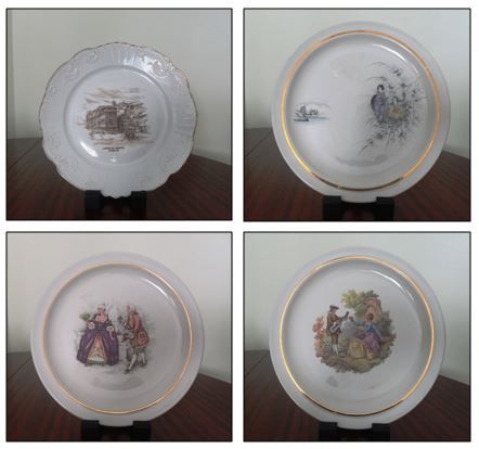 Pratos decorativos