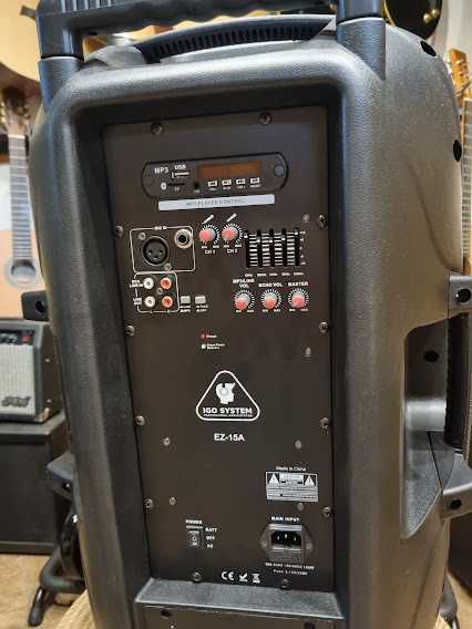 IGO SYSTEM EZ15A akumulatorowa kolumna z mikrofonami bezprz. Bluetooth