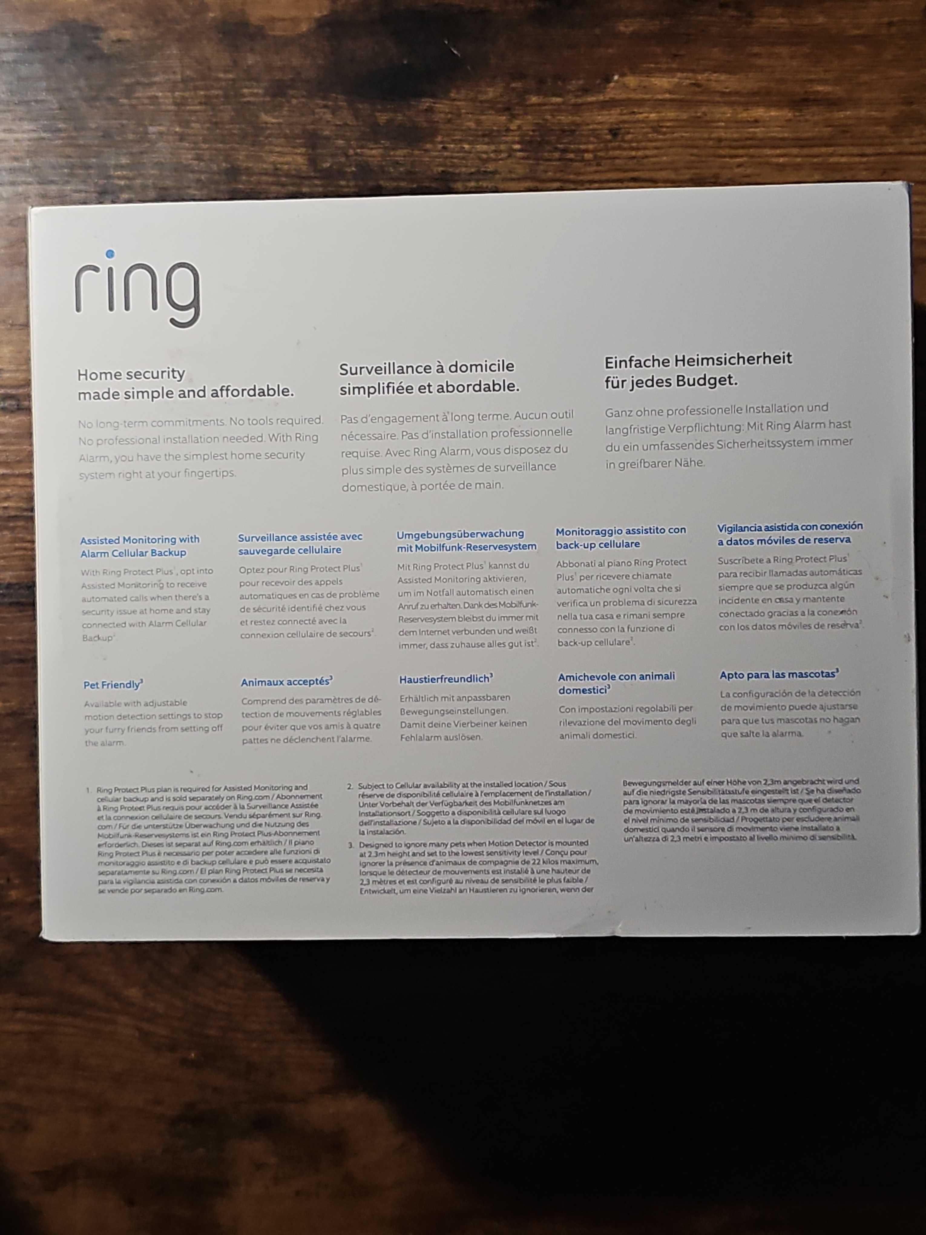 Ring Inteligentny alarm bezpieczeństwa, 5 elementów, 2nd Gen