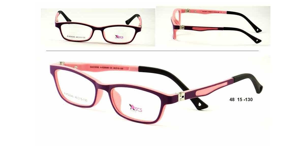 Dziecięce oprawki do okularów korekcyjnych dziewczynka - różowe