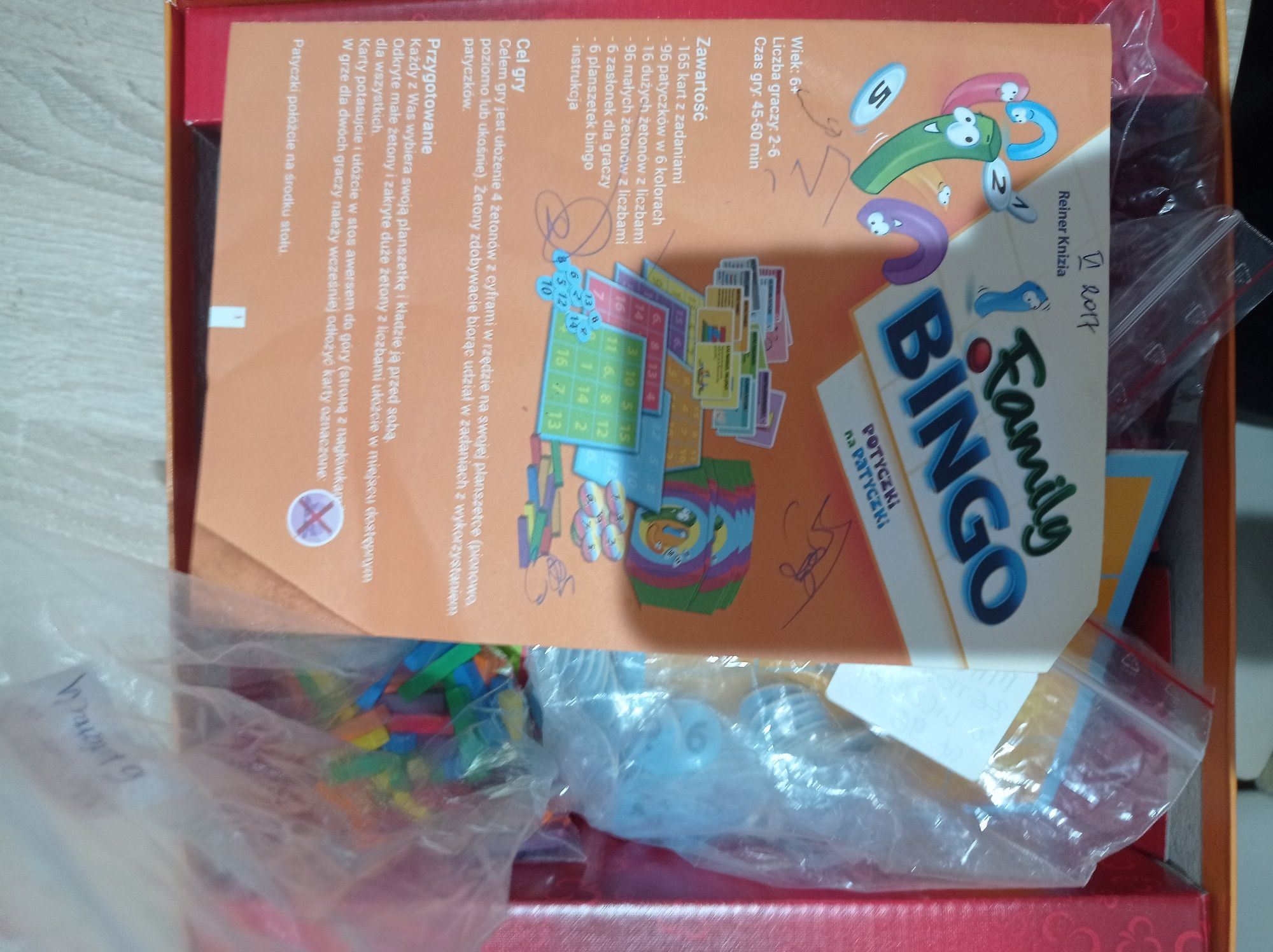 Family bingo potyczki na patyczki