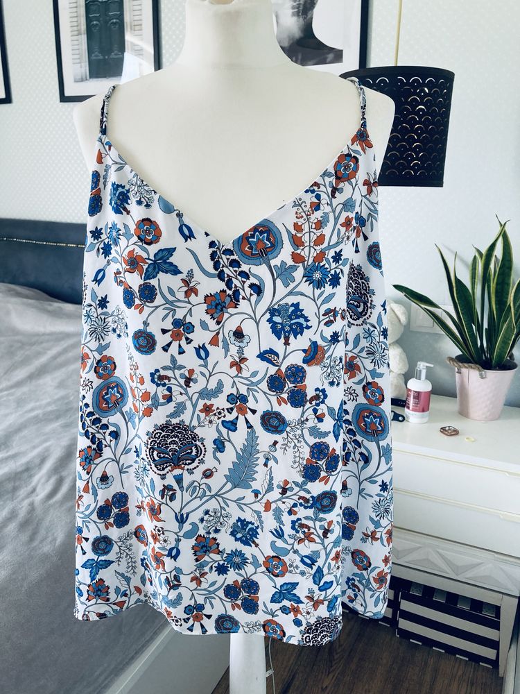 Top XL Print flowers