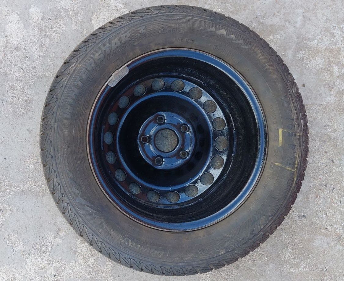 Диски R15 5x112 оригінал VW 1K0601027C та зимова гума Point S 195/65