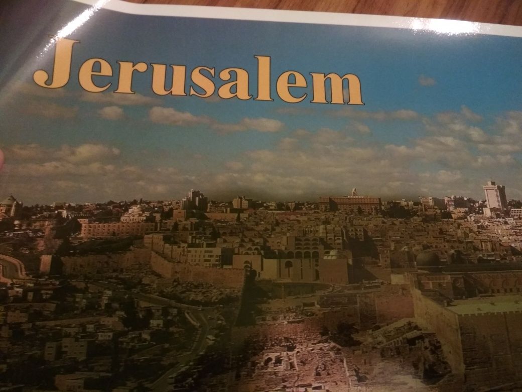 Panorama Jeruzalem plakat ok 34x100cm