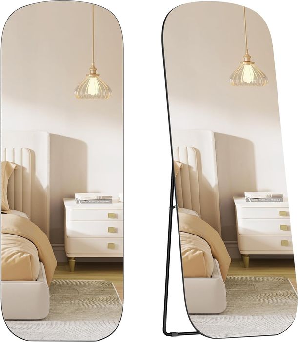 SONGMICS pełne lustro 160x50cm prostokątne stojące