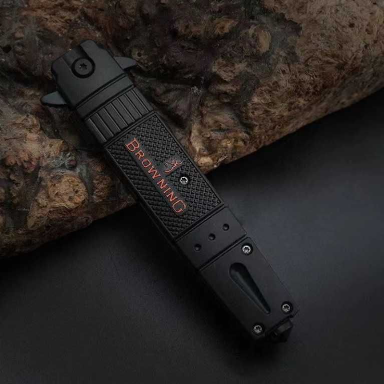 Nóż scyzoryk taktyczny BROWNING Hunter BLACK BR5