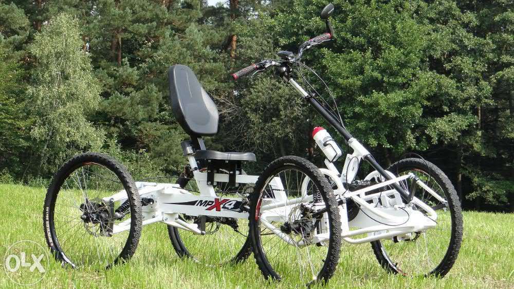 Rower czterokołowy MPX4. Elektryczny rower czterokołowy MPX4