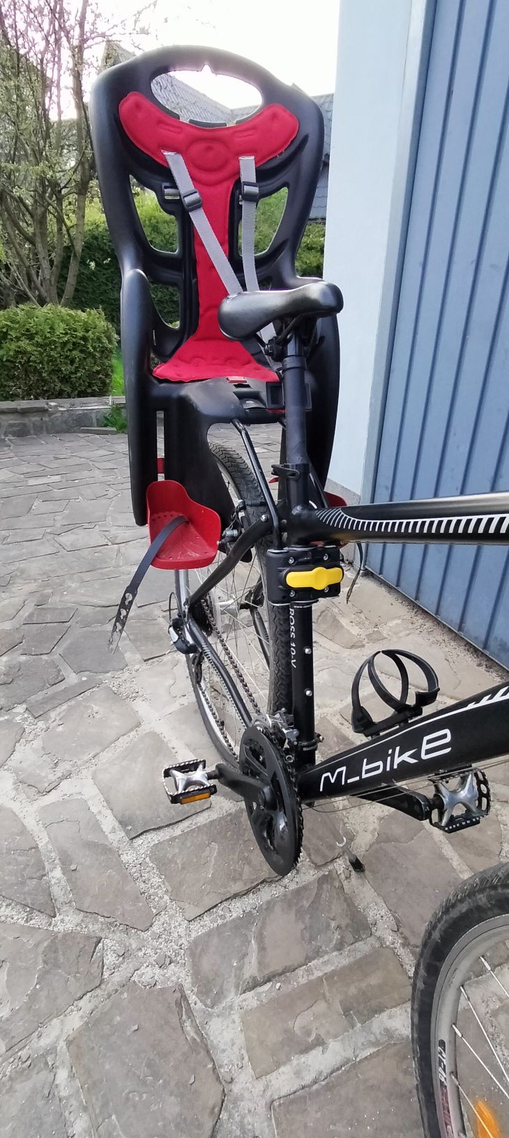 Rower m-bike plus krzesełko dla dziecka