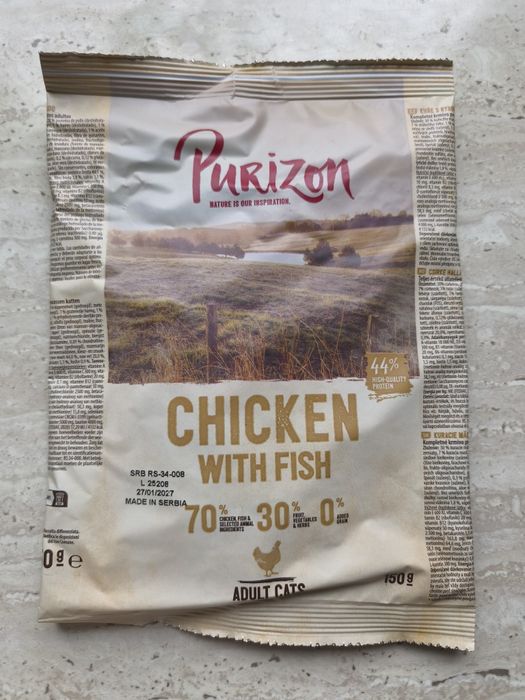 Purizon karma pełnoporcjowa dla kotów zestaw