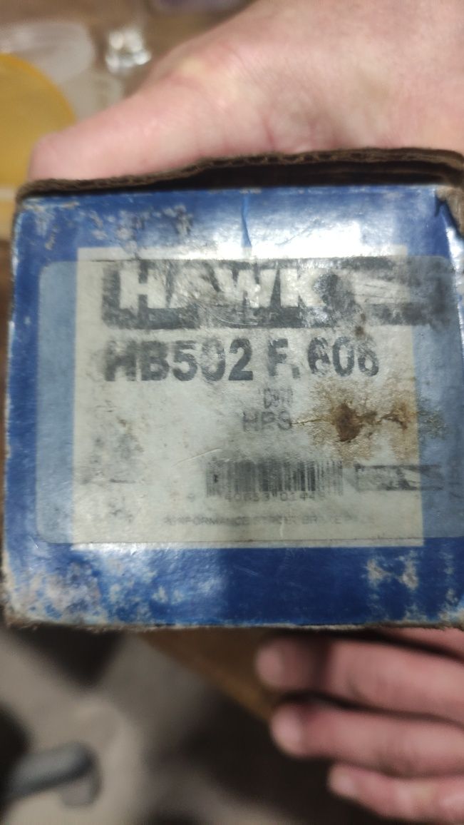 Гальмівні колодки HAWK HB502F.606