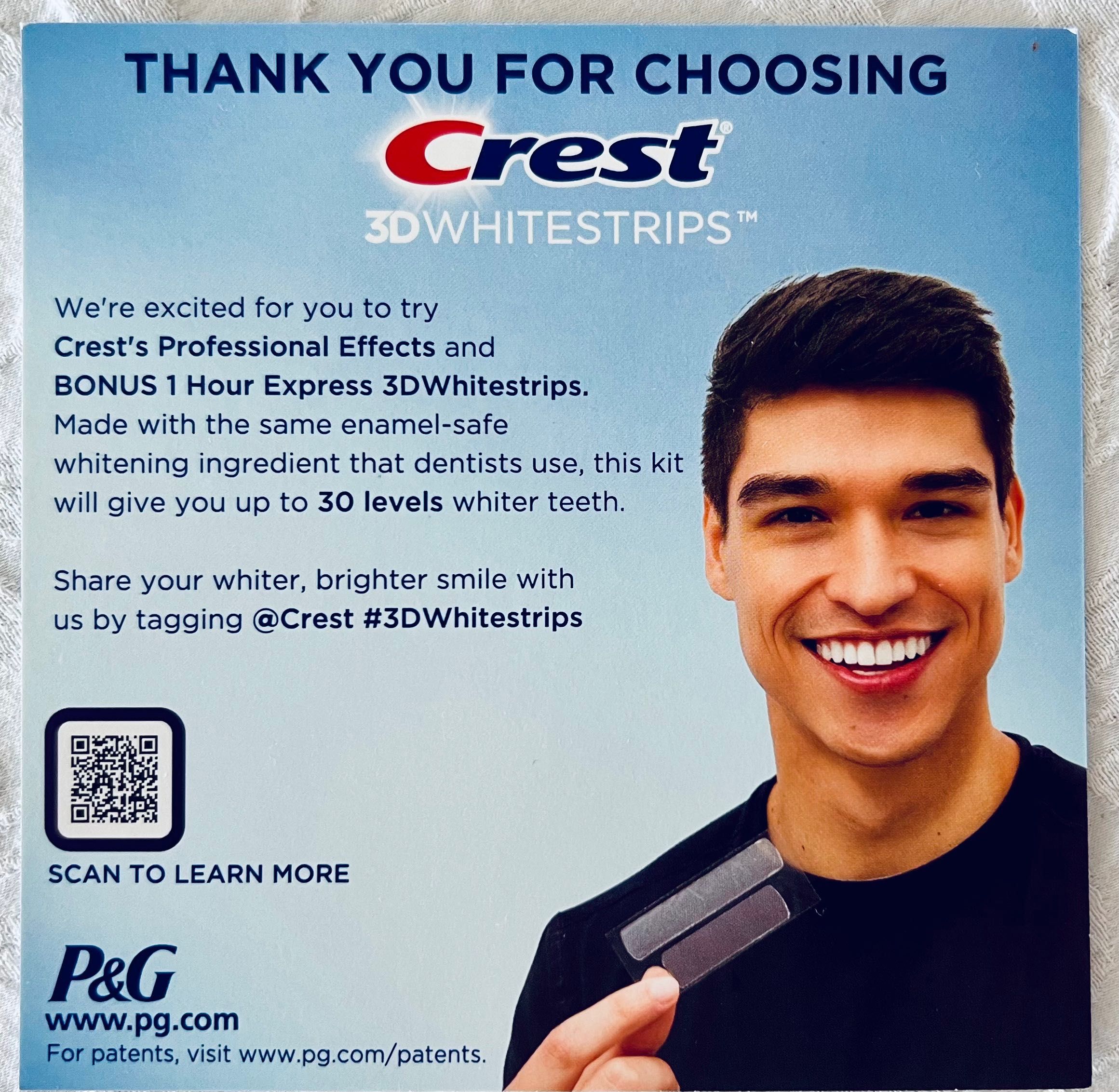 Paski wybielające Crest Professional oryginalne z USA