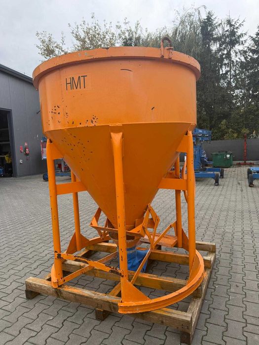 Pojemnik zbiornik dźwigowy do betonu HMT 1500L Eichinger Rękaw Koło 60