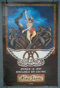 Plakat Aerosmith "Nine Lives" (1997), duży, pierwotna grafika