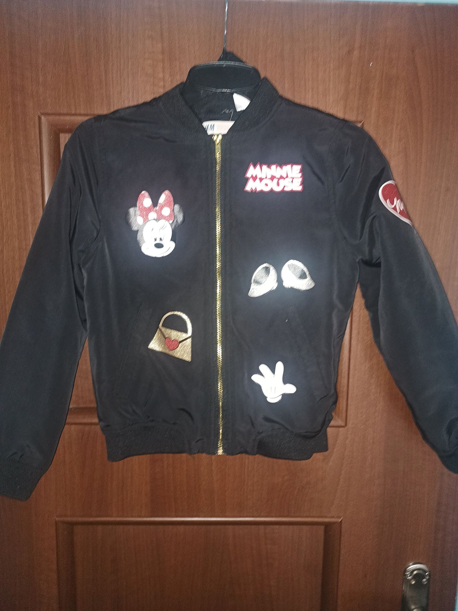 Kurtka bomberka hm z myszką Minnie