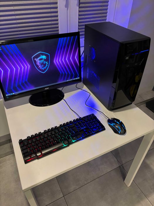 Zestaw Do Gier i5 4x3.4Ghz/GTX-550Ti/Ram-8GB/SSD+500GB/Monitor Asus