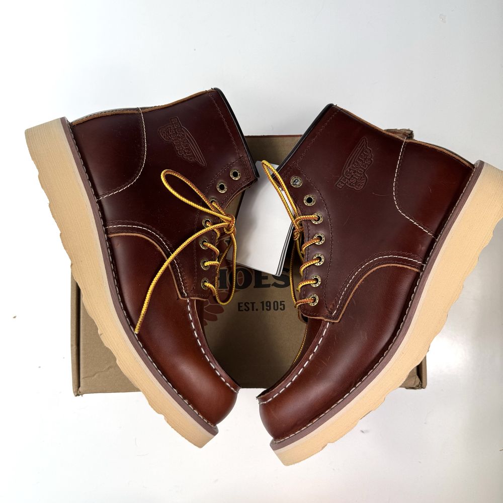 Шкіряні ботинки черевики red wing moc toe 8875 ботинки кожаные 43 р