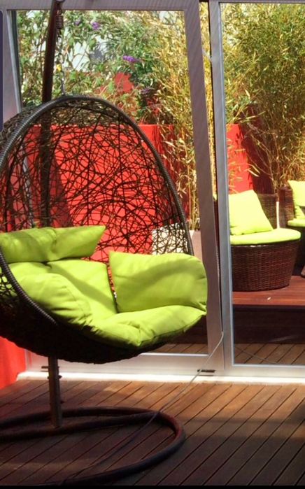 Baloiço Jardim com almofadas